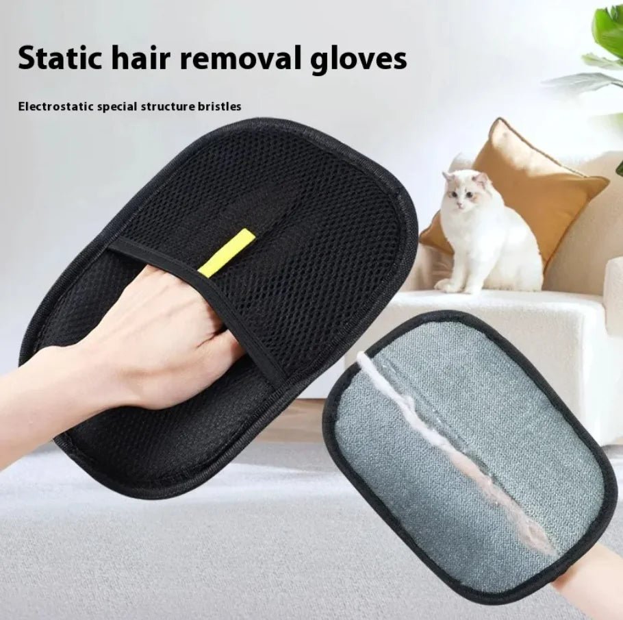 Dual - Sided Pet Hair Remover Glove for Grooming Dogs, Cats & Rabbits (1 - 3 Pack Options) - Whiff Paw